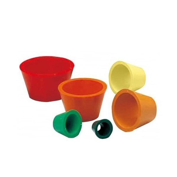 アズワン ロートアダプター カラーゴムアダプター 6色セット 6-507-01 1組（直送品）