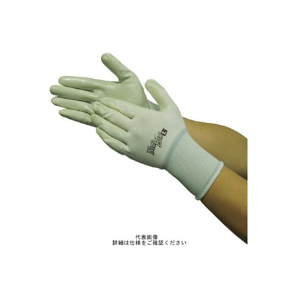 ユニワールド ニトリル背抜き手袋 WORKS HOMME ニトビート LL 3640-LL 1双 819-0479（直送品）