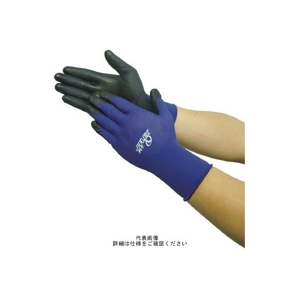 ユニワールド WORKS HOMME JーFLEX 18Gウレタン背抜き M 5570-M 1双 819-0460（直送品）