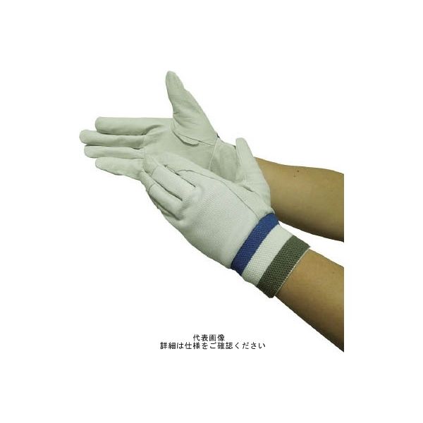 ユニワールド 革手工房 豚クレスト 甲メリヤス L 560-L 1双 819-0547（直送品）