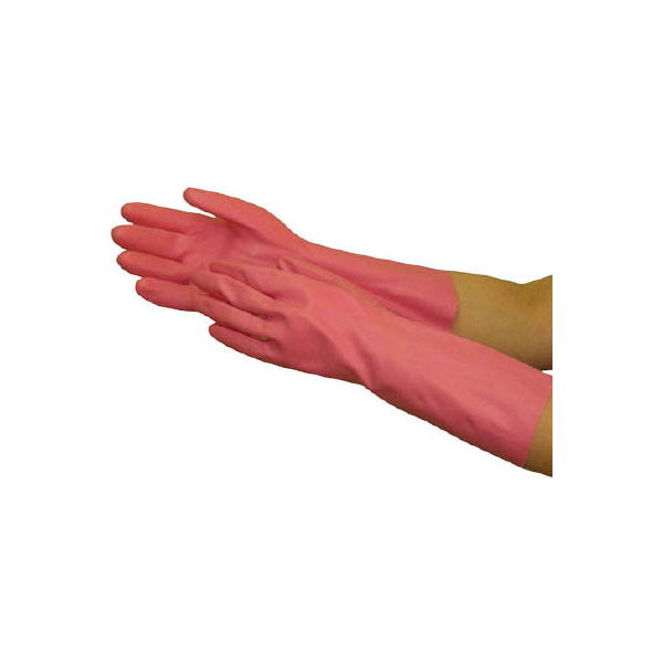 ビニスター まとめ買い 塩化ビニール手袋 トワローブフルールあつ手 ピンク M (20双入) 704-M 1袋(20双)（直送品）