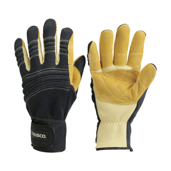 トラスコ中山 TRUSCO 【売切廃番】 耐切創手袋 防災レスキュー仕様S ネイビー TRF-121S-NV 1双 786-9258（直送品）