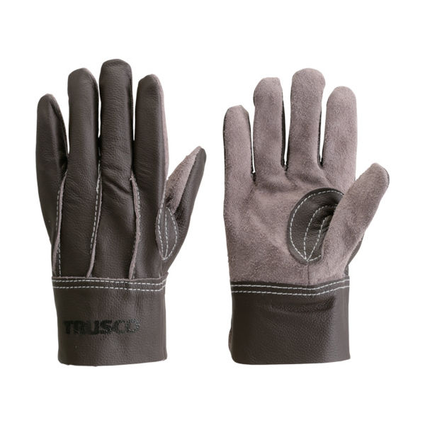 トラスコ中山 TRUSCO 牛本革製手袋 ブラウン M TKBR-M 1双 788-7213（直送品）