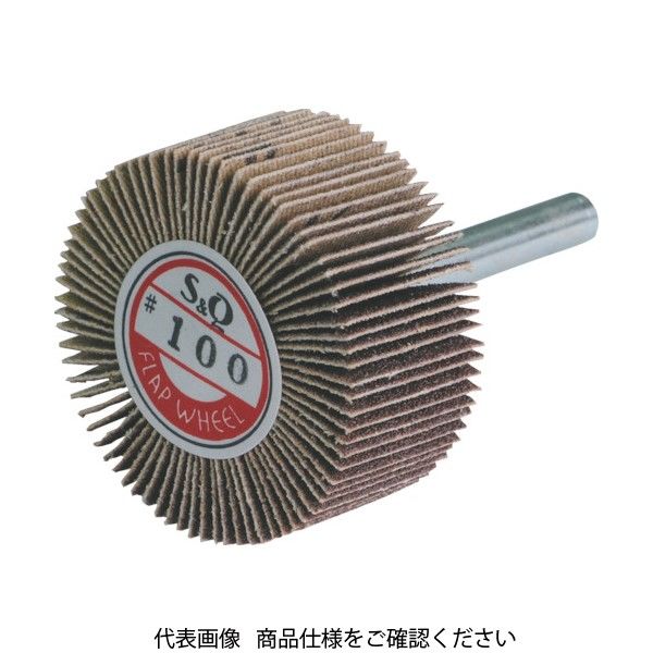 ムラコ MURAKO 軸付フラップ金具無し 外径80 幅5 軸径6mm 180# KN8005 180 1セット(5個) 779-6676（直送品）