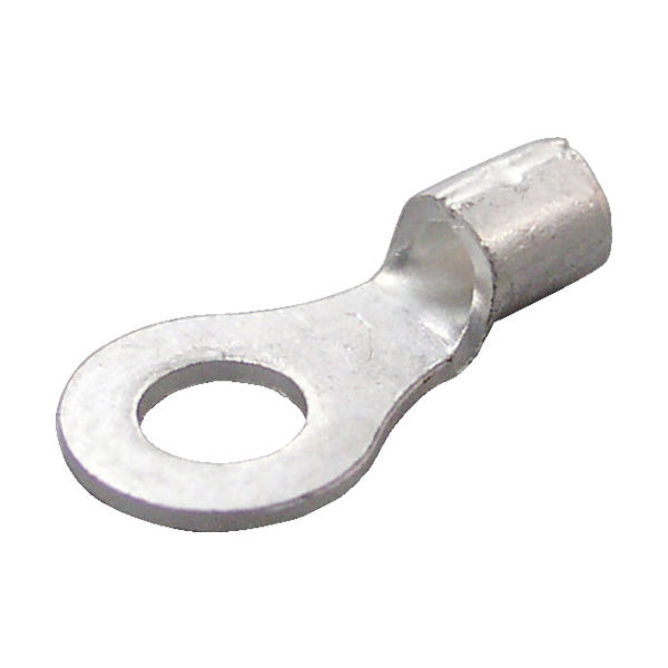 ニチフ端子工業 ニチフ 裸圧着端子 R形(100P)より線1.04~2.63 外寸8 R 2-4M 1パック(100個) 789-6514（直送品）