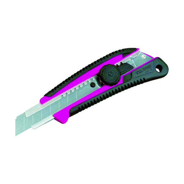 TJMデザイン タジマ カッターナイフ ネジプロ グリーL マゼンタ クリアケース入 LC561MGCL 1丁(1個) 813-4876（直送品）