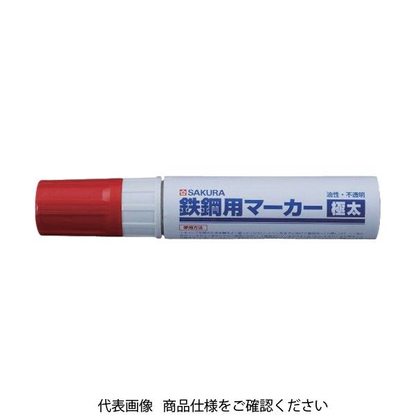 サクラクレパス サクラ 鉄鋼用マーカー極太 赤 PKK-J-19R 1本(1 サクラクレパス サクラ 鉄鋼用マーカー極太 赤 PKK-J-19R 1本(1