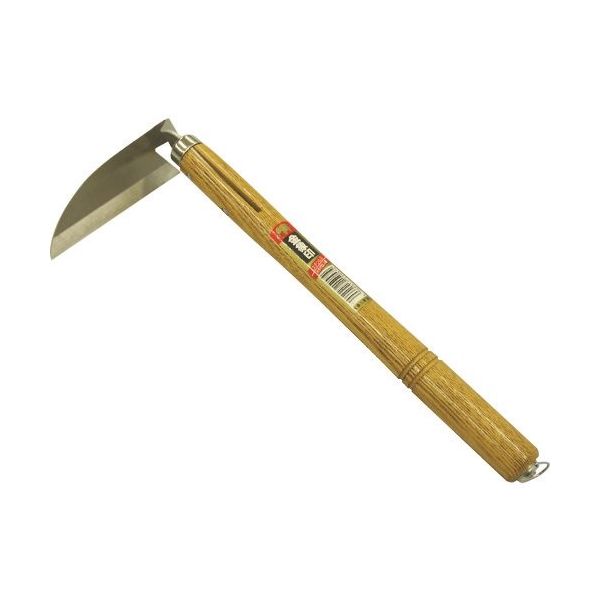 浅香工業 金象 草取・草削り鎌 ステン 片手ねじり鎌 全長340mm 150578 1丁 780-7872（直送品）