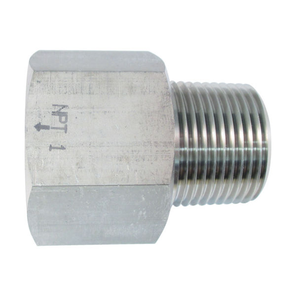 アソー ASOH ステンレス製 変換内外ソケット 外PT1×内NPT1 NF-8388 1個 795-6835（直送品）