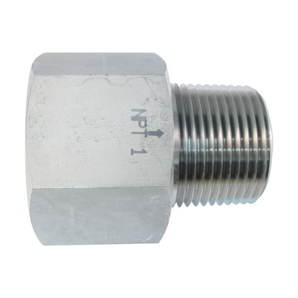 アソー ASOH ステンレス製 変換内外ソケット 外NPT1×内PT1 NF-8488 1個 795-6894（直送品）