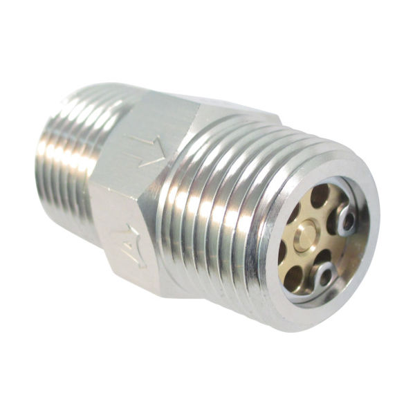 アソー ASOH エーチェック 黄銅製チェックバルブ 外ネジ×外ネジ型 R1/2 AT-1044R 1個 796-2703（直送品）