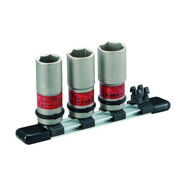 TONE インパクト用薄型ホイルナットソケットセット(ホルダー付) HA403N 1セット 781-1187（直送品）