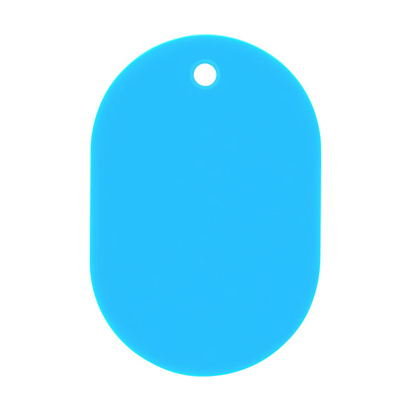 オープン工業 OP 荷札 番号札 小 無地 空 (25枚入) BF-41-LBU 1箱(25枚) 791-9743（直送品）