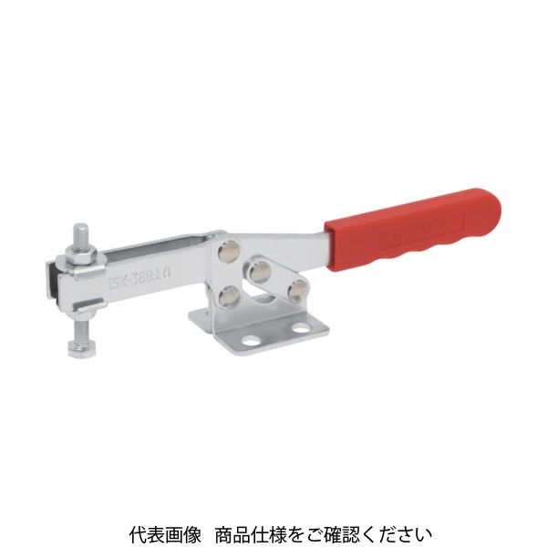 育良精機 育良 下方押え型トグルクランプ 水平ハンドル(31205) ISK-38BL0 1個 792-9455（直送品）