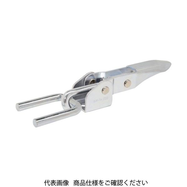 育良 引き止め専用型トグルクランプ ステンレス(31504) フランジベース 引圧力3.0kN 調整量12mm ISK-FA1500-2S（直送品）