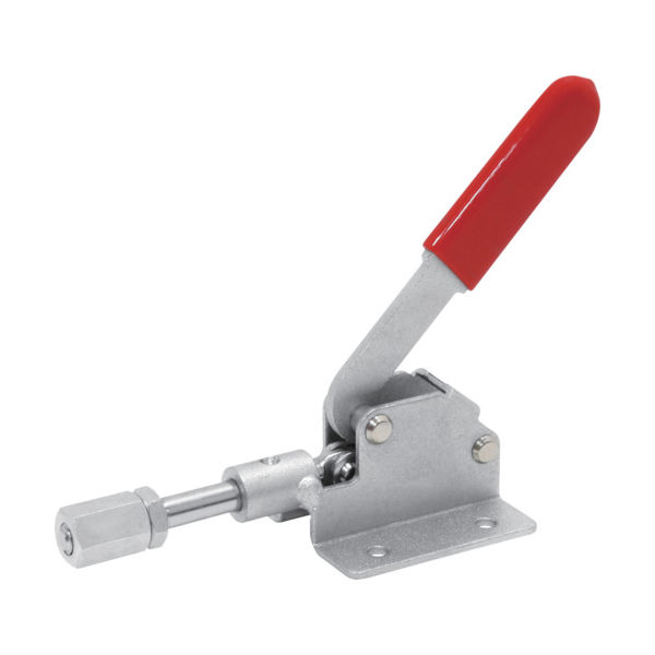 育良 横押し型トグルクランプ スチール(31406) ストローク13mm フランジベース 押圧力1.6kN ISK-51BS0 1個（直送品）