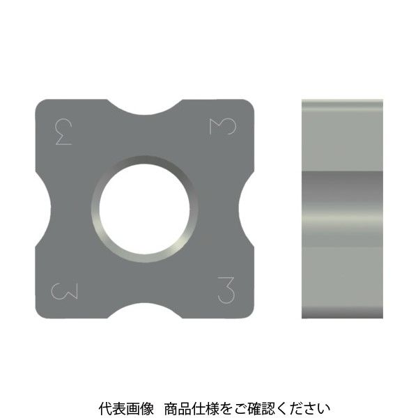 富士元工業 富士元 R面取り用チップ サーメット 2R NK2001 N43GXR8-2R 1セット(12個) 799-6781（直送品）