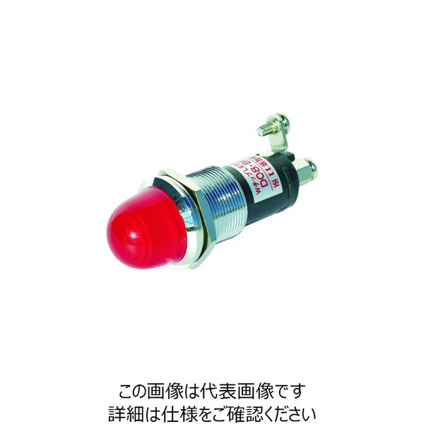 坂詰製作所 サカズメ ランプ交換型LED表示灯(AC/DC24V接続) 赤 Φ16 DO8