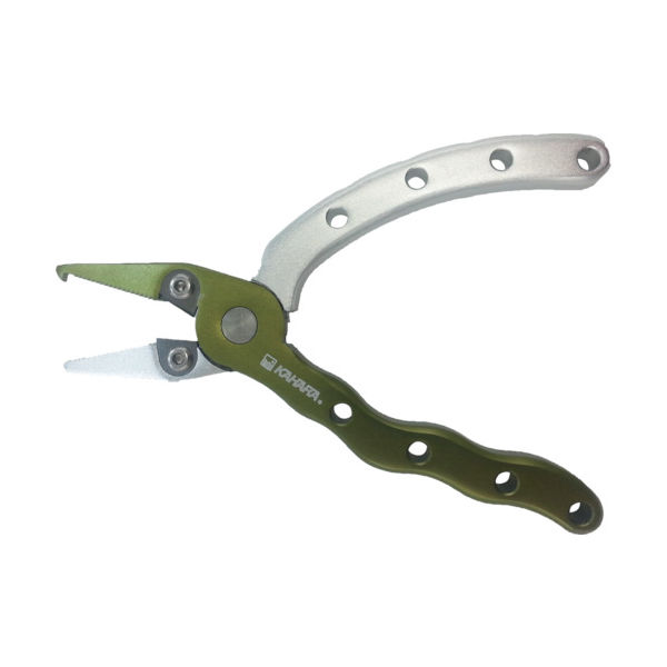 カハラジャパン KAHARA 4.5inchアルミプライヤー メロン/シルバー AP45-MESL 1丁(1本) 818-4333（直送品）