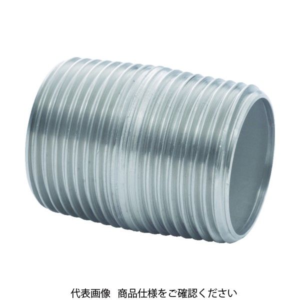 トラスコ中山 TRUSCO 【次回納期8月末予定】ねじ込み管継手 SUS ニップル 20A TNN-20A 1個 819-1470（直送品）