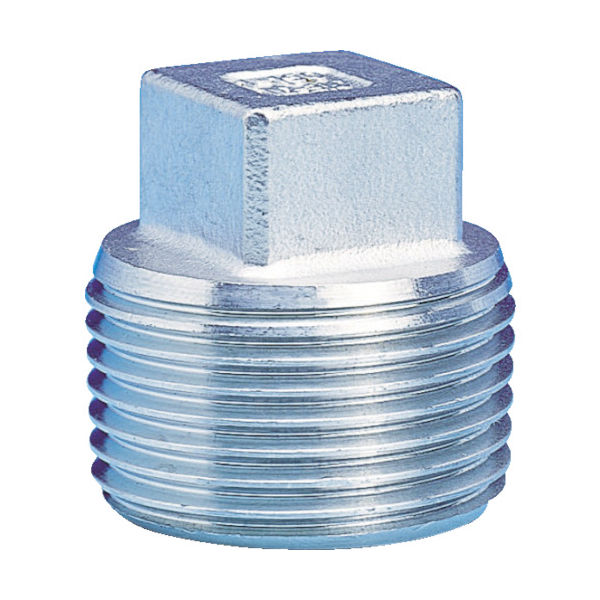 トラスコ中山 TRUSCO ねじ込み管継手 SUS 四角プラグ 20A TP-20A 1個 819-1464（直送品）