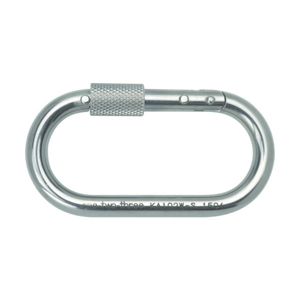 伊藤製作所 123 カラビナ ステンKA102ダブルストッパー KA102W-S 1個 818-7768（直送品）