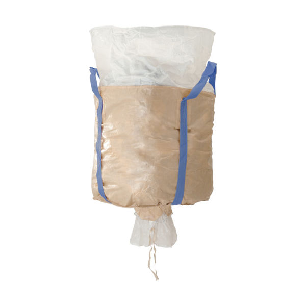 トラスコ中山 TRUSCO コンテナバック ベルト青 2型 排出口あり エコノミータイプ TCB-2E-B 1枚 820-6427（直送品）