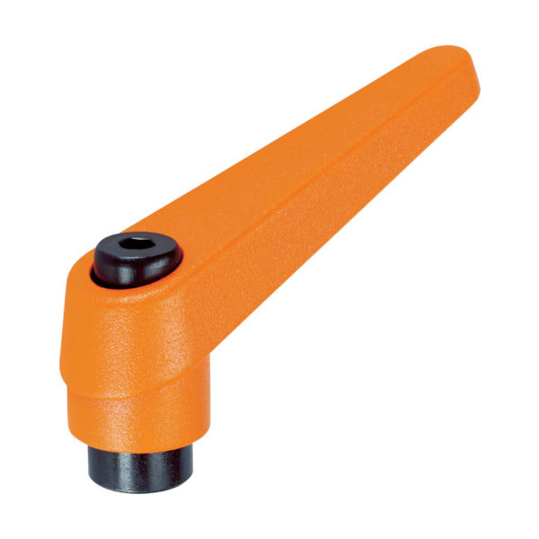 トラスコ中山 TRUSCO クランプレバー オレンジ メネジ M10 TCFR-10 1個 798-2861（直送品）