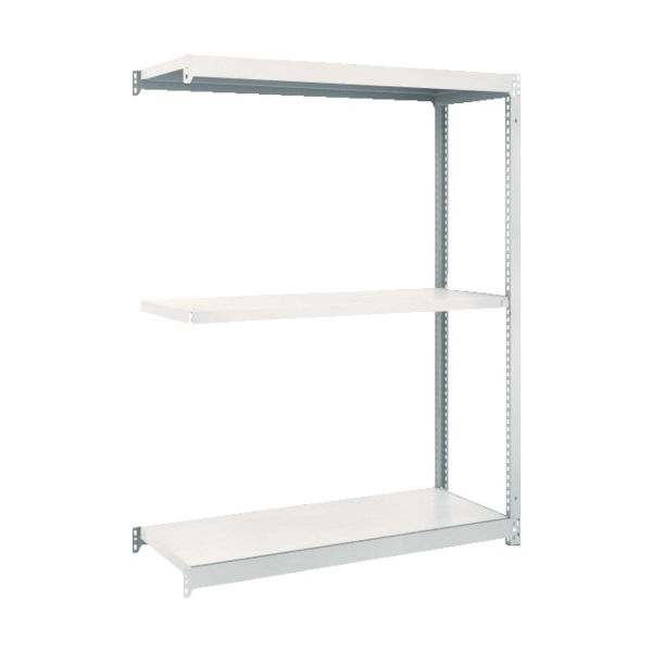 TRUSCO スチールラック M1.5型軽中量棚 1160X445XH1200 3段連結 ネオグレー M1.5-4443B NG（直送品）