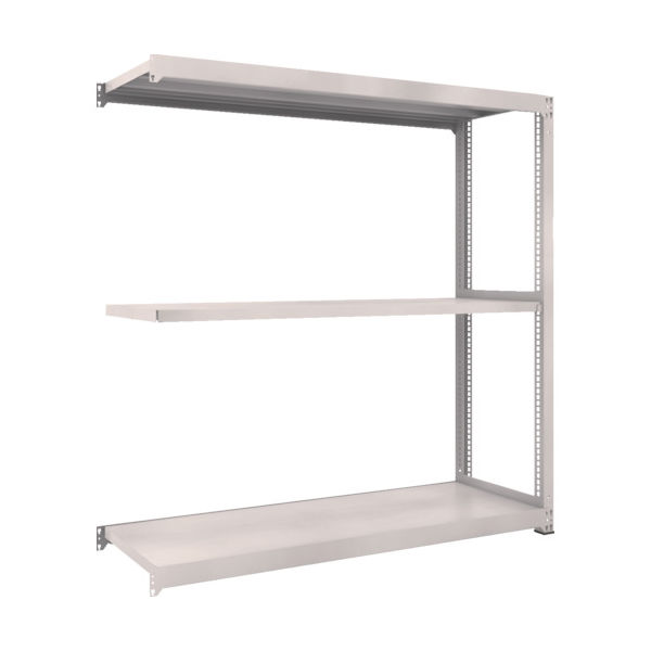 TRUSCO スチールラック M5型中量棚 1800X571XH1800 3段 連結 ネオグレー M5-6663B NG 1台(1個)（直送品）