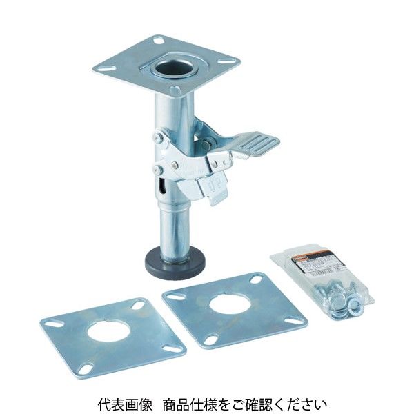 トラスコ中山 TRUSCO 鋼鉄製運搬車用ロックストッパー Pセット φ150用 LSP-2SET 1セット 783-5094（直送品）