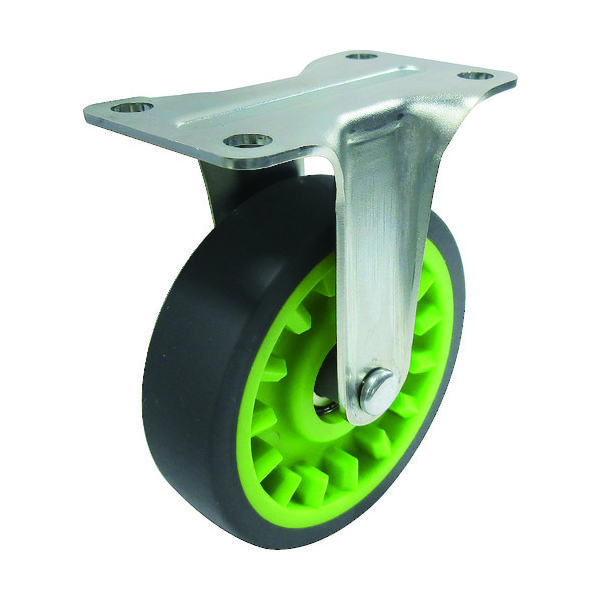 トラスコ中山 TRUSCO こまわり君Weego専用 省音固定G付きキャスターφ75 ライトグ TYER-75ELGB-WC-LGN 1個（直送品）