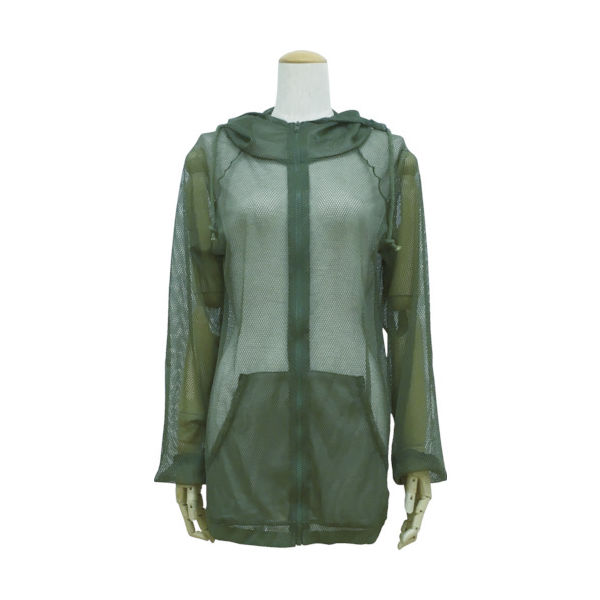 トラスコ中山 TRUSCO 虫よけメッシュパーカー L~LLサイズ サファリグリーン MPK-F2-KH 1着 819-1356（直送品）