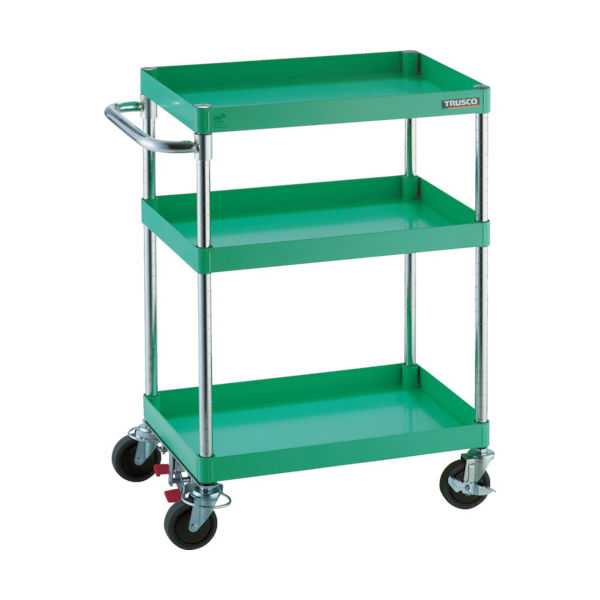 TRUSCO ツールワゴン フェニックスワゴン 省音 600X400 4輪S付 ヤンググリーン PEW-963-4B-YG 1台（直送品）