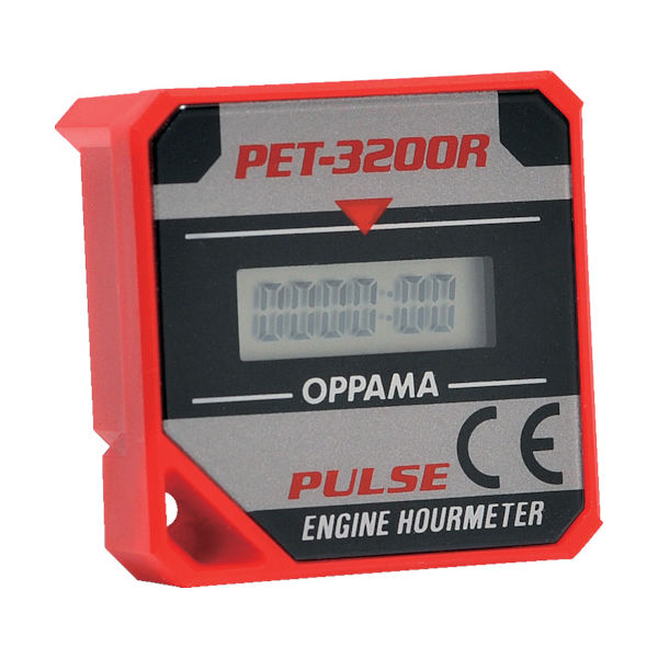 追浜工業 OPPAMA パルスエンジンアワーメータ PETー3200R 1個 819-1921（直送品）
