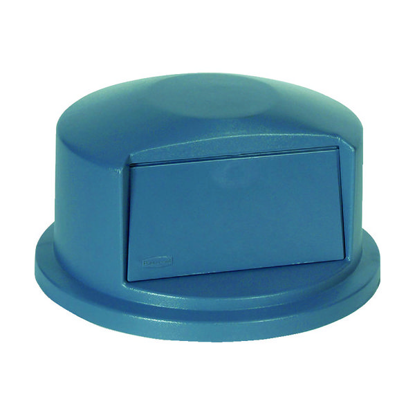 ニューウェルブランズ・ジャパン ラバーメイド ラウンドブルートコンテナ用フタ ドーム型 166.5L用 グレイ 26478875 1個（直送品）