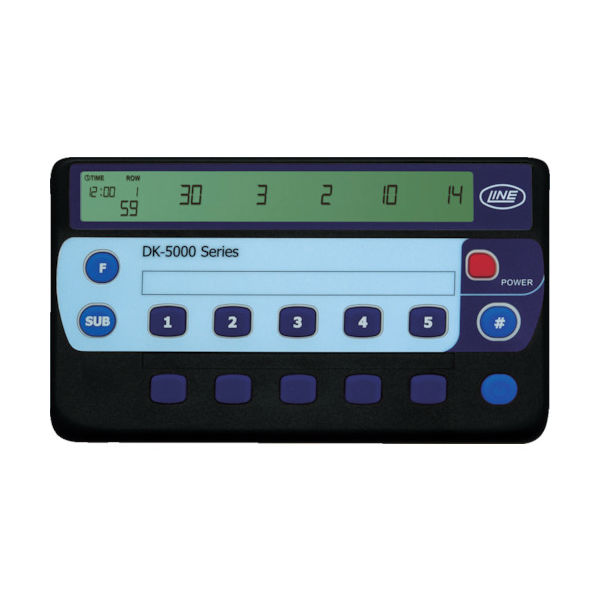 ライン精機 LINE 電子数取器 10連式 DK-5010B 1台 778-2306（直送品）