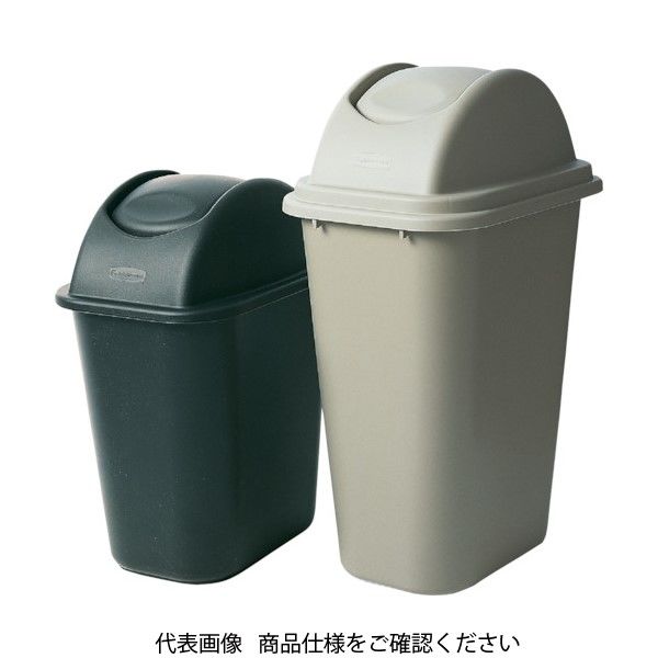 Rubbermaid Untouchableリサイクルのスイングトップ蓋センター、16