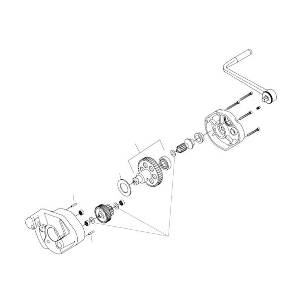 日本エマソン RIDGID ロールグルーバー用パーツ チェーン ピン F/HCー300 77097 1パック(1個) 788-3668（直送品）