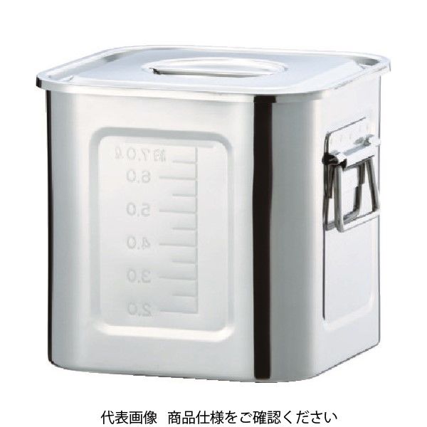 トラスコ中山 TRUSCO ステンレス角タンク 5.3L 180 取手無 T-FC-7 1個 818-5212（直送品）