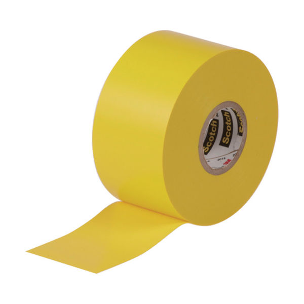 東研化工 3M ビニールテープ 35 黄 38mmX20m YEL 38X20 1巻 799-1452（直送品）