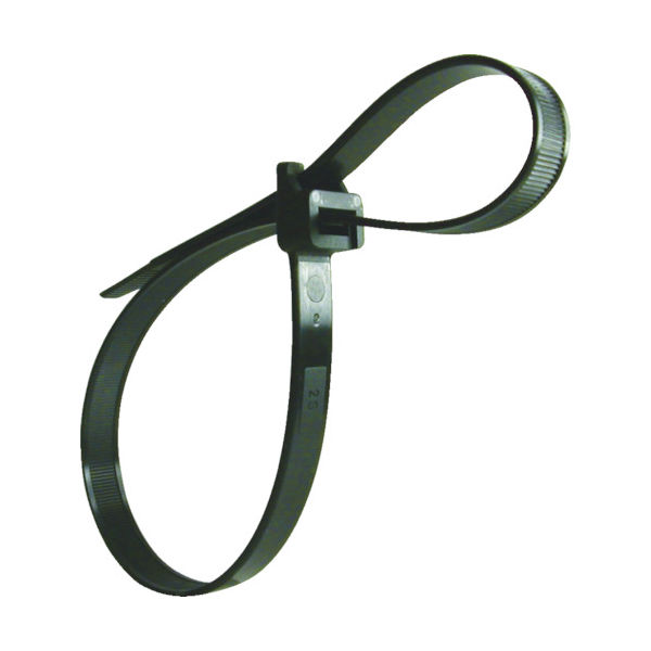 SapiSelco ボタンホールタイ 12.5mm×500mm 黒 (50本入) ASO.3.251R 1袋(50本) 819-0214（直送品）