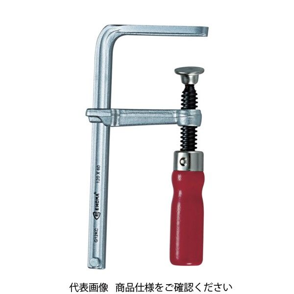 トラスコ中山 TRUSCO クランプ フラットフレームタイプ 木ハンドル G20KC 1丁 819-1268（直送品）