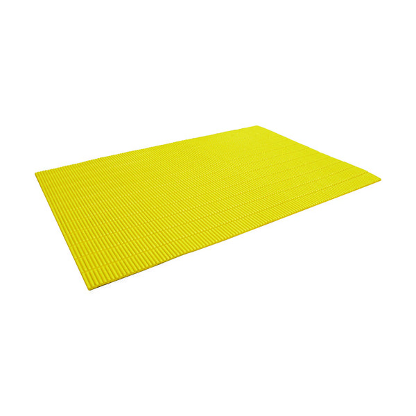 TRUSCO(トラスコ中山):ジャバラマットスリム 粘着付き 600X900mm イエロー TNS-6090NT-Y オレンジブック 8187057 トラスコ中山 TRUSCO ジャバラマットスリム 粘着付き 600X900mm
