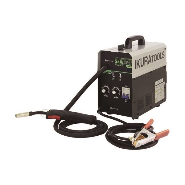 育良精機 育良 インバータ半自動溶接機(40058) 入力電圧単相200V ISK-SA120P 1台 820-6243（直送品）