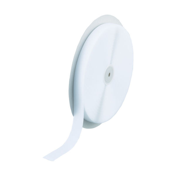 トラスコ中山 TRUSCO マジックテープ 縫製用A側 20mm×25m 白 TMAH-2025-W 1巻 799-2661（直送品）