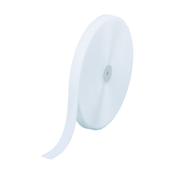 トラスコ中山 TRUSCO マジックテープ 縫製用B側 20mm×25m 白 TMBH-2025-W 1巻 799-2742（直送品）