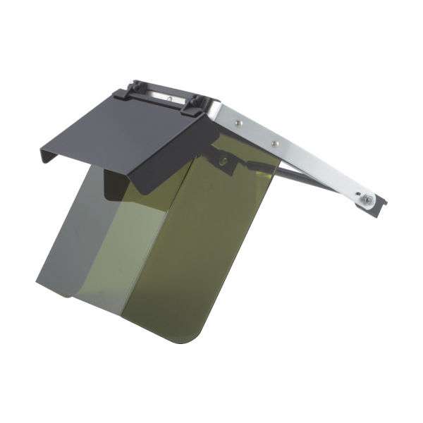 トラスコ中山 TRUSCO 遮光二重防災面 ヘルメット取付タイプ 前プレート遮光度7 TBM-601WK 1個 818-5175（直送品）