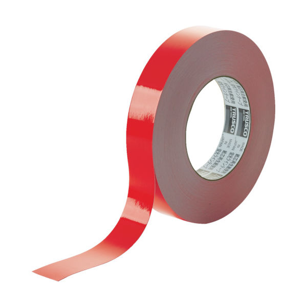 トラスコ中山 TRUSCO 蛍光ラインテープ25mmx33m レッド TLK-2533R 1巻 783-1846（直送品）