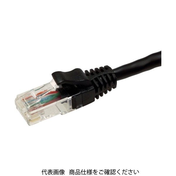 スリーエム ジャパン コーニング Cat5e UTPパッチコード10m 黒 VOL-5EUPB-L10-BKL 1本 799-3820（直送品）